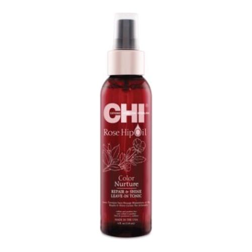 CHI Rose Hip Oil Repair and Shine Leave In Tonic on white background