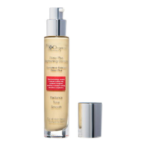 The Organic Pharmacy Rose Plus Brightening Complex, 35ml/1.2 fl oz The Organic Pharmacy Rose Plus Brightening Complex on white background
