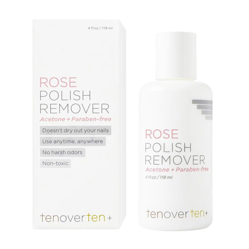 Tenoverten Rose Polish Remover, 118ml/4 fl oz Tenoverten Rose Polish Remover on white background
