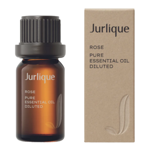 Jurlique Rose Pure Essential Oil Diluted on white background
