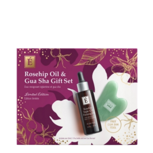 Elemis Rosehip Oil and Gua Sha Gift, 1 set Elemis Rosehip Oil and Gua Sha Gift on white background