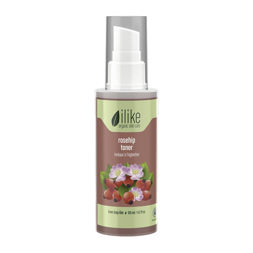 ilike Organics Rosehip Toner on white background
