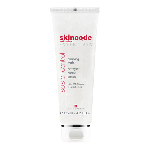 Skincode S.O.S Oil Control Clarifying Wash, 125ml/4.2 fl oz Skincode S.O.S Oil Control Clarifying Wash on white background