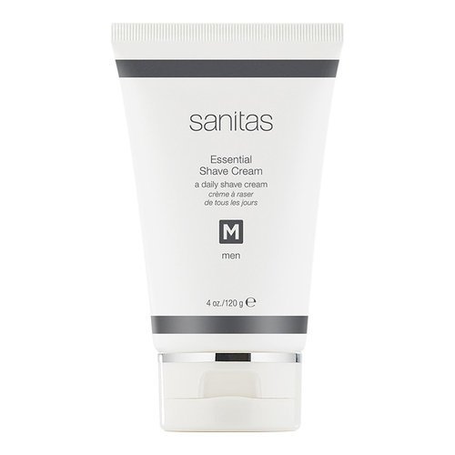 Sanitas Essential Shaving Cream on white background