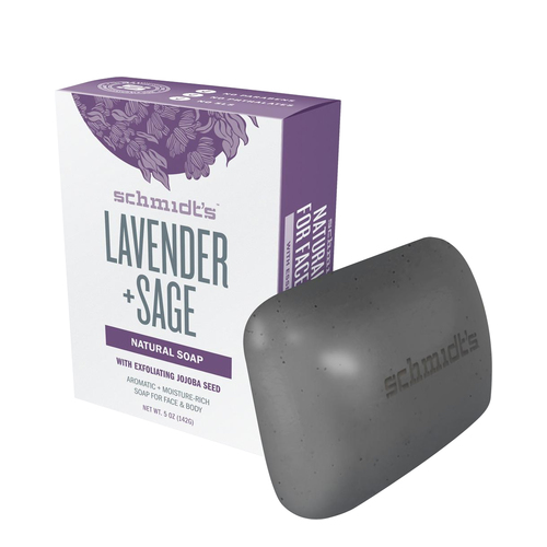 Schmidts Natural Bar Soap - Lavender + Sage, 142g/5 oz