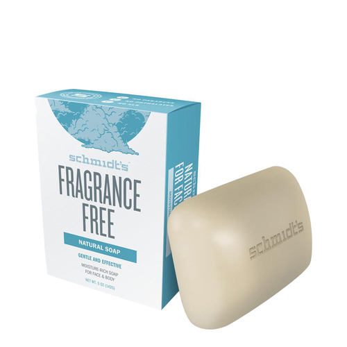 Schmidts Natural Bar Soap - Fragrance Free on white background