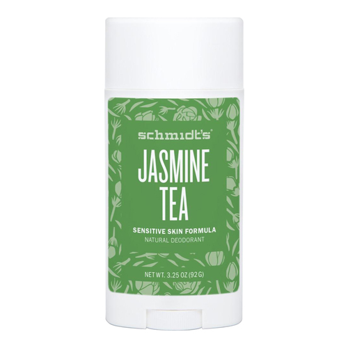 Schmidts Natural Deodorant Sensitive Skin Deodorant Stick - Jasmine Tea, 92g/3.25 oz