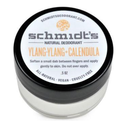Schmidts Natural Deodorant Jar (Travel Size) - Ylang Ylang + Calendula, 14.2g/0.5 oz