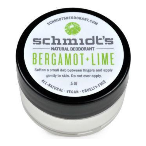 Schmidts Natural Deodorant Jar (Travel Size) - Bergamot + Lime, 14.2g/0.5 oz