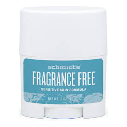 Schmidts Natural Sensitive Skin Deodorant Stick (Travel Size) - Fragrance-Free, 19.8g/0.7 oz Schmidts Natural Sensitive Skin Deodorant Stick - Fragrance-Free on white background