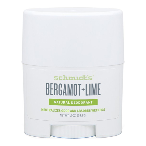 Schmidts Natural Deodorant Stick - Bergamot + Lime, 92g/3.25 oz Schmidts Natural Deodorant Stick - Bergamot + Lime on white background