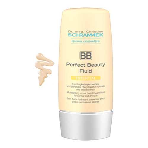 Dr Schrammek BB Perfect Beauty Fluid Essential Care SPF 15 - Beige on white background