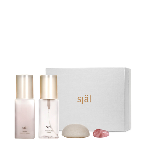 Sjal Rose Aura Cleansing Set on white background
