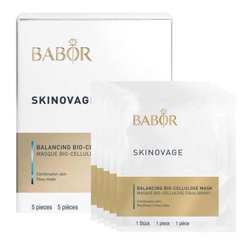 Babor Skinovage Balancing Bio-Cellulose Mask (5 Packs), 1 set