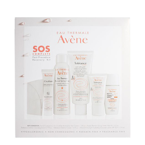 Avene SOS COMPLETE Post-Procedure Kit on white background