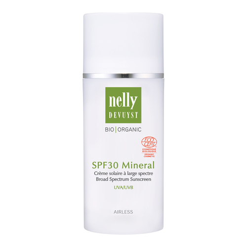 Nelly Devuyst SPF 30 Mineral on white background