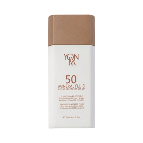 Yonka SPF 50+ Mineral Fluid, 60ml/2.03 fl oz Yonka SPF 50+ Mineral Fluid on white background