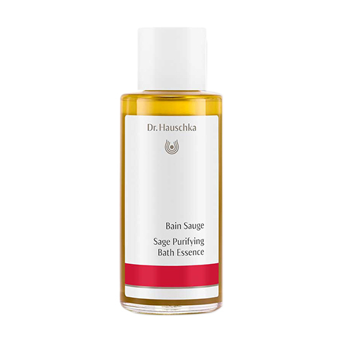 Dr Hauschka Sage Purifying Bath Essence on white background