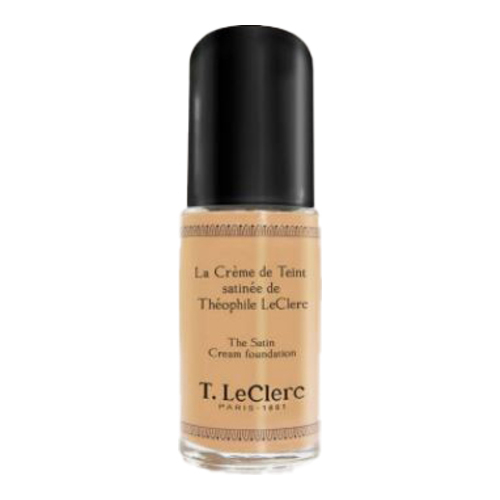T LeClerc Satin Cream Foundation 05 - Beige Ambre Satine, 30ml/1 fl oz T LeClerc Satin Cream Foundation 01 - Ivoire Satine on white background