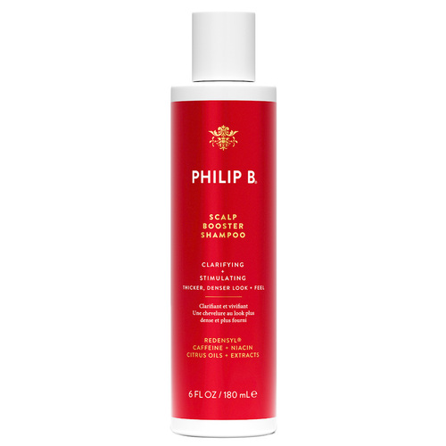 Philip B Botanical Scalp Booster Shampoo on white background