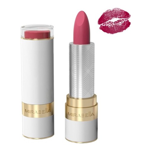 Mirabella Sealed With a Kiss Lipstick - Barely Beige on white background