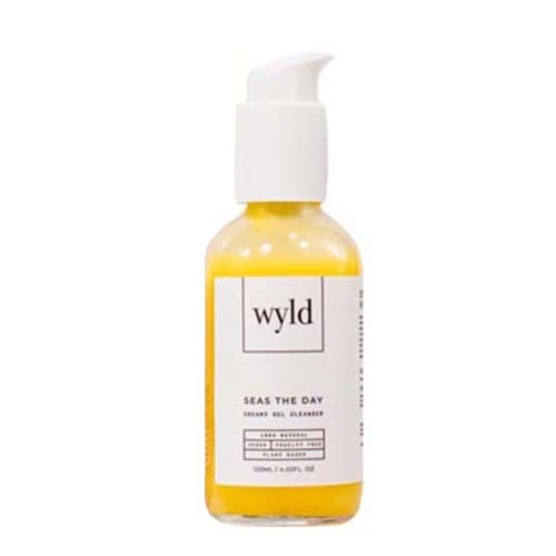 WYLD Skincare Seas The Day Creamy Gel Cleanser, 120ml/4.1 fl oz WYLD Skincare Seas The Day Creamy Gel Cleanser on white background