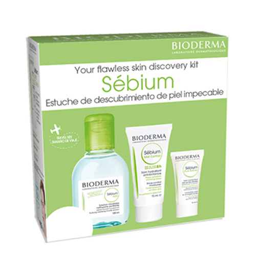 Bioderma Sebium Discovery Kit on white background