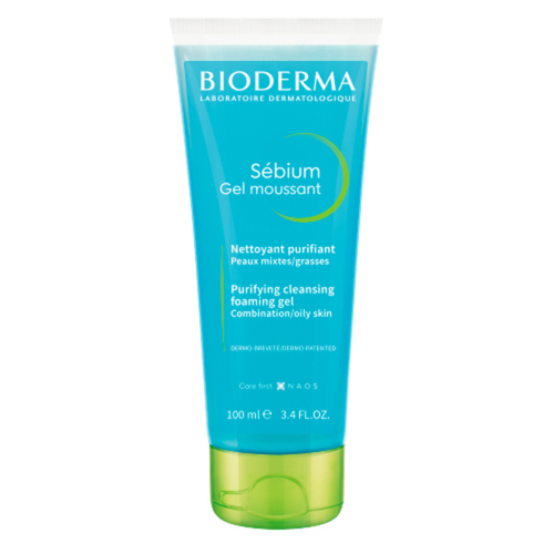 Bioderma Sebium Foaming Gel - Tube, 100ml/3.33 fl oz Bioderma Sebium Foaming Gel - Tube on white background