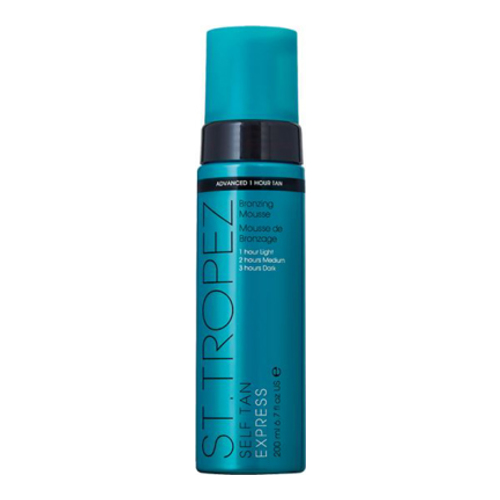St Tropez Tan Self Tan Express Bronzing Mousse on white background