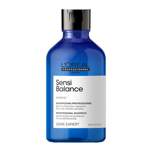 L'oreal Professional Paris Sensi Balance Shampoo, 300ml/10.1 fl oz Loreal Professional Paris Sensi Balance Shampoo on white background