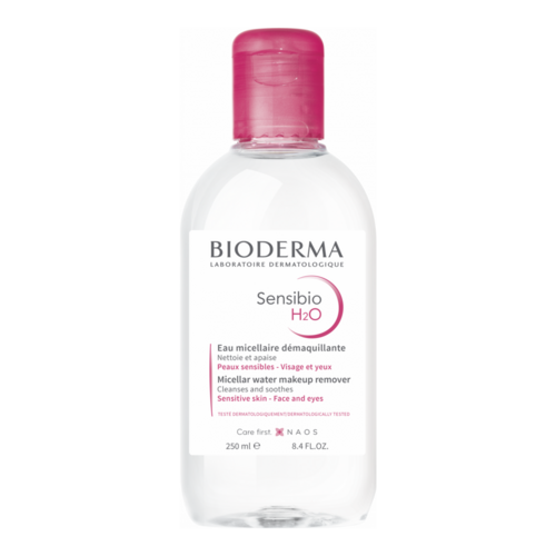 Bioderma Sensibio H2O - Travel Size, 100ml/3.3 fl oz Bioderma Sensibio H2O on white background
