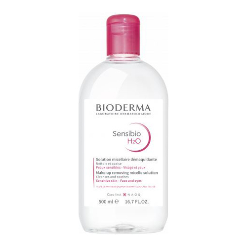 Bioderma Sensibio H2O - Travel Size, 100ml/3.3 fl oz Bioderma Sensibio H2O on white background