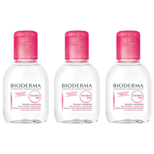 Bioderma Sensibio Trio H2O, 1 set Bioderma Sensibio Trio H2O on white background