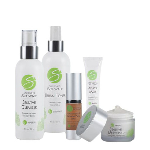 Doctor D Schwab Sensitive Full Size Set on white background