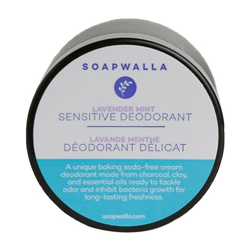 Soapwalla Sensitive Lavender Mint Deodorant, 59ml/2 fl oz Soapwalla Lavender Mint Sensitive Deodorant - Travel Size on white background