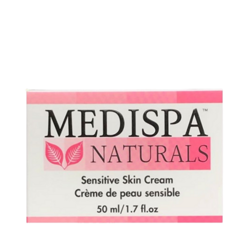 Medispa Naturals Sensitive Skin Cream on white background