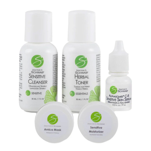 Doctor D Schwab Sensitive Travel Set on white background