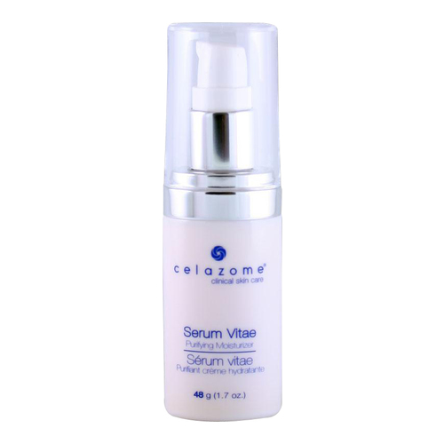 Celazome Serum Vitae Purifying Moisturizer on white background