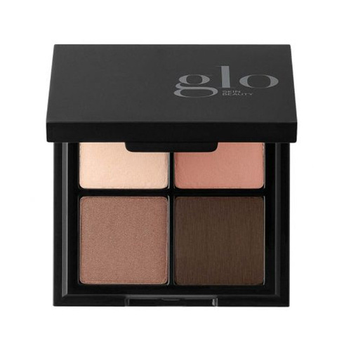 Glo Skin Beauty Shadow Quad - Northern Lights, 1 piece Glo Skin Beauty Shadow Quad - Bon Voyage on white background