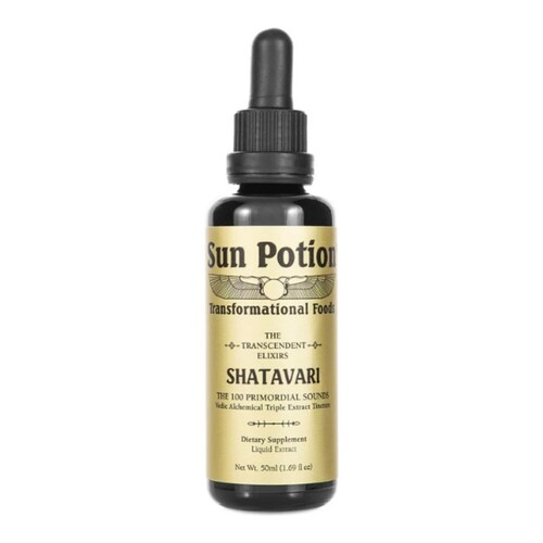 Sun Potion Shatavari Transcendent Elixir, 50ml/1.69 fl oz Sun Potion Shatavari Transcendent Elixir on white background