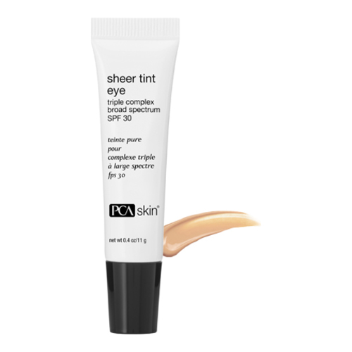 PCA Skin Sheer Tint Eye Triple Complex Broad Spectrum SPF 30, 11g/0.4 oz PCA Skin Sheer Tint Eye Triple Complex Broad Spectrum SPF 30 on white background