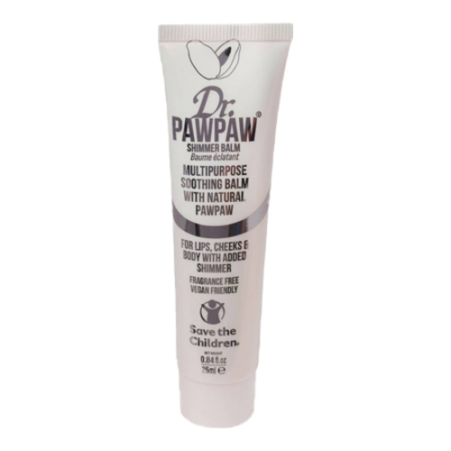 Dr.Pawpaw Shimmer Balm on white background