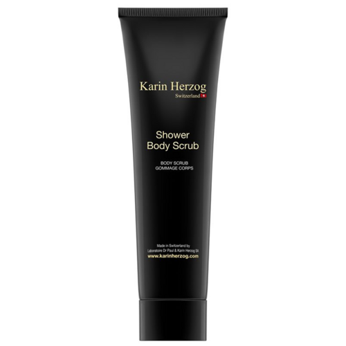Karin Herzog Shower Body Scrub on white background