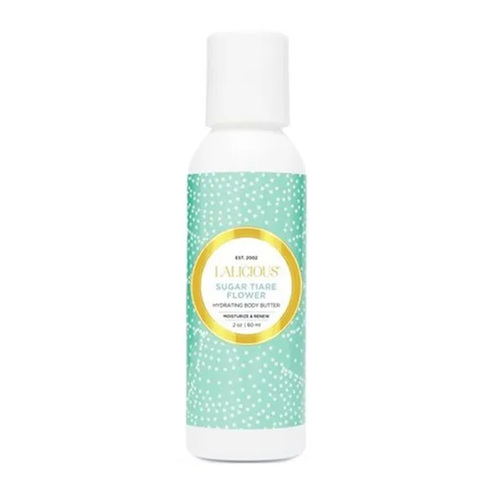 LaLicious Shower Oil and Bubble Bath - Sugar Tiare Flower on white background