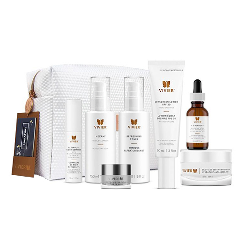 VivierSkin Signature Program, 1 set VivierSkin Signature Program on white background