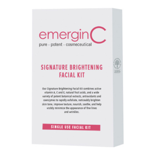 emerginC Signature Brightening Facial Kit, 26g/0.9 oz emerginC Signature Brightening Facial Kit on white background