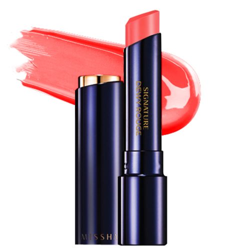 MISSHA Signature Dewy Rouge RD02 | Ruby Ring, 3.4g/0.1 oz MISSHA Signature Dewy Rouge BE01 | Chippon Dress on white background