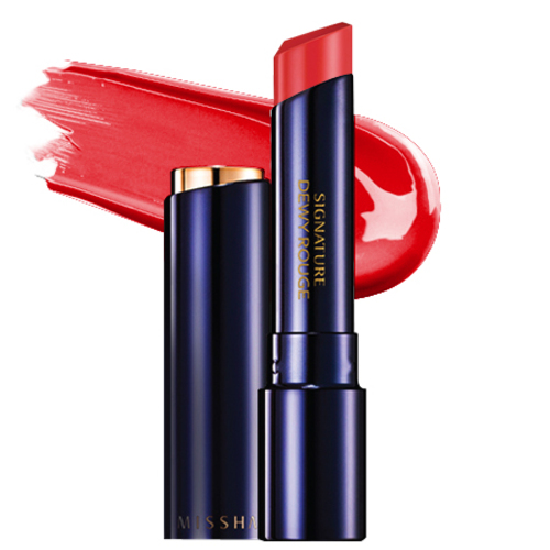 MISSHA Signature Dewy Rouge RD02 | Ruby Ring, 3.4g/0.1 oz MISSHA Signature Dewy Rouge BE01 | Chippon Dress on white background