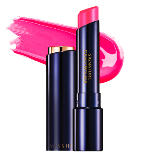 MISSHA Signature Dewy Rouge RD02 | Ruby Ring, 3.4g/0.1 oz MISSHA Signature Dewy Rouge BE01 | Chippon Dress on white background