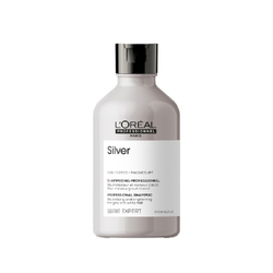 Silver Shampoo on white background